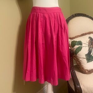 Frances Valentine Pink Midi A-Line Skirt